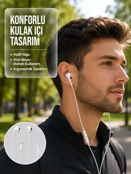 Uzaktan Kumandalı Mikrofonlu Mükemmel Ses Deneyimi Kulaklık Yeni Nesil
