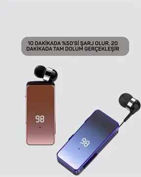 Ultra Hızlı Şarj Özellikli Type-C Bluetooth Kulaklık – 10 Dakikada %50 Şarj 20 Dakikada Tam Dolum Yeni Nesil