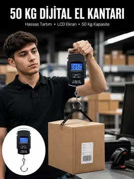 50 Kg Dijital El Terazisi Cep Tartısı El Kantarı Terazi Yeni Nesil