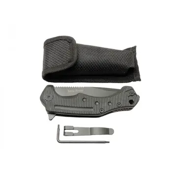Zero Error 7-12 Black Çakı 22 Cm Manuel, Kemerlikli