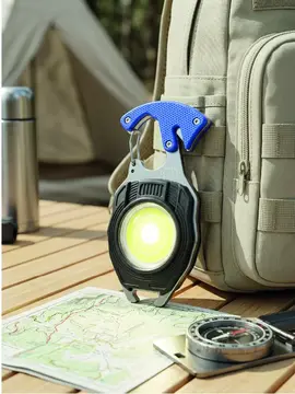 Araç Kamp Outdoor ve Tamir İşleri İçin Çok Amaçlı COB LED Şarjlı Kurtarma ve Çalışma Feneri
