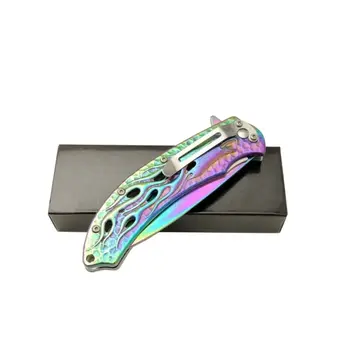Kartal  Rainbowi Tk 21 Cm Kamp / Outdoor Çakı  - Yarı Otomatik, Kemerlikli, Kutulu