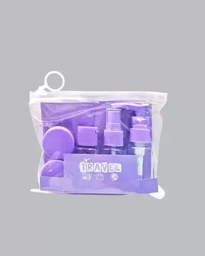 5 Parça Seyahat Kişisel Bakım Seti Şişe Sprey Krem Kutulu Yeni Nesil