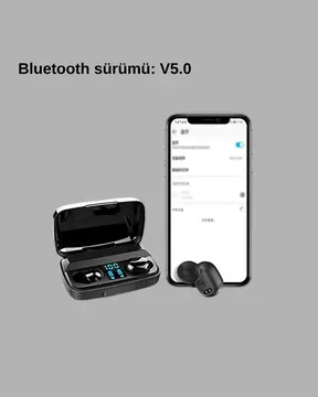TWS A10s Bluetooth 5.0 Kulaklık – Yüksek Ses Kalitesi Ergonomik Uzun Pil Ömürlü Yeni Nesil