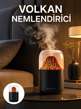 Alev Efektli Ultrasonik Difüzör Yeni Nesil