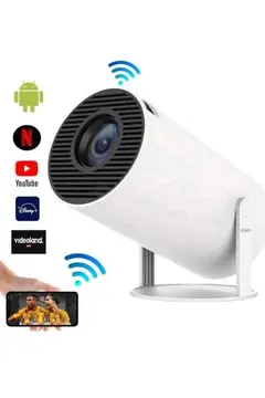 Sinema Projektörü Android HDMI USB WİFİ Ses Çıkışlı Ayaklı Projeksiyon Taşınabilir Yeni Nesil