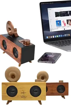 Gramafon Nostaljik Radyo Yüksek Ses Kalitesi USB TF Kart Aux Yeni Nesil