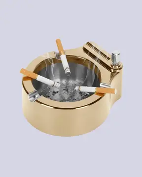 Çakmaklı Küllük Paslanmaz Metal Dayanıklı Tasarım Yeni Nesil