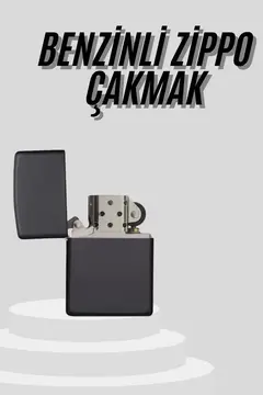 Çakmak Parlak Siyah Doldurulabilir Hedyelik Eşya Yeni Nesil