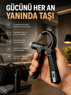 Portatif Ayarlanabilir El Yayı Sayaçlı Dayanıklı Çelik Yay Yeni Nesil