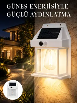 Sensörlü Solar Led Dış Duvar Aydınlatma Yeni Nesil