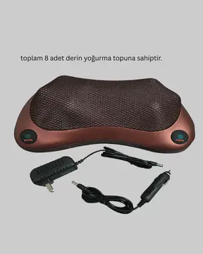 Taşınabilir Yoğurma Masaj Cihazı Boyun Bel Sırt Ayak Yeni Nesil