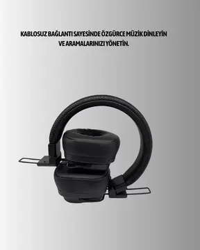 Ergonomik Konforlu Kablosuz Kulak Üstü Bluetooth Kulaklık Yeni Nesil