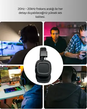 Ergonomik Konforlu Kablosuz Kulak Üstü Bluetooth Kulaklık Yeni Nesil