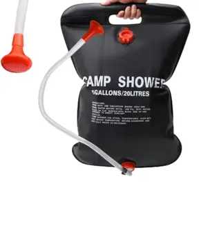 Taşınabilir Kamp Duşu Solar Isıtmalı 20 Litre Su Kapasiteli Hijyen Çözümü Yeni Nesil