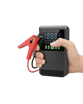 12.000 mAh Şarjlı Araç Akü Takviye ve Işıklı Hava Kompresörü Yeni Nesil