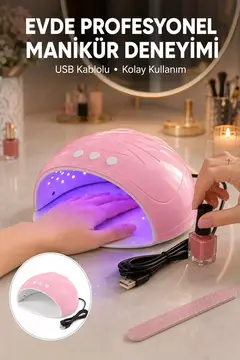 45W Güçlü Ultraviyole Işıklı Oje Kurutucu Cihaz Yeni Nesil