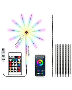 Akıllı RGB LED Havai Fişek Duvar Lambası Kumandalı ve Uygulama Kontrollü Yeni Nesil