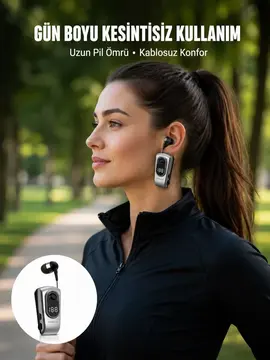 Titreşimli Bluetooth Kulaklık – Uzun Pil Ömrü Dijital Ekranlı Kablosuz Tasarım Yeni Nesil