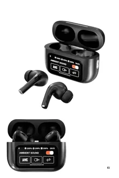 Kulak İçi Bluetooth Kulaklık Ekranlı Müzik Dinleme Çağrı Cevaplama Siyah Yeni Nesil
