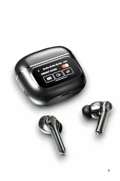 Yeni Nesil ANC Özellikli Çağrı Cevaplayan Dokunmatik Ekranlı Bluetooth Kulaklık Siyah Yeni Nesil