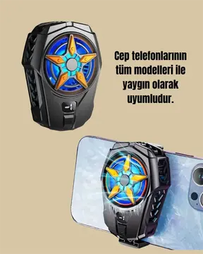Oyunlar İçin Telefon Soğutucu – 65-85 mm Uyumlu Dijital Ekranlı Yeni Nesil