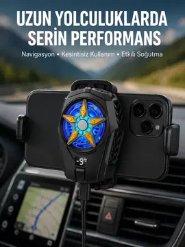 Mobil Cihaz Soğutma Radyatörü – Metal+ABS Type-C Kablolu Yeni Nesil