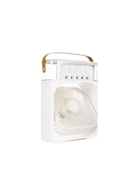 Spreyli Mini Masaüstü Fan | 500ML Su Hazneli 3 Kademeli Soğutucu Yeni Nesil