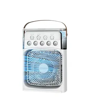 Spreyli Mini Masaüstü Fan | 500ML Su Hazneli 3 Kademeli Soğutucu Yeni Nesil
