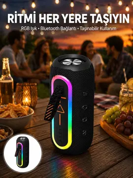 Kablosuz Bluetooth Hoparlör Taşınabilir Çoklu Bağlantılı Özelliği Yeni Nesil