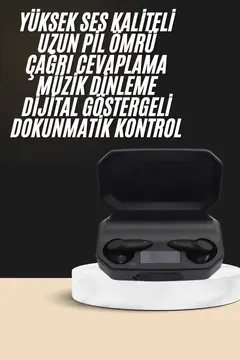 Kulak İçi Bluetooth Kulaklık Rgb Işıklı Çift Mikrofonlu iOS/Android Uyumlu BT 5.2 Yeni Nesil