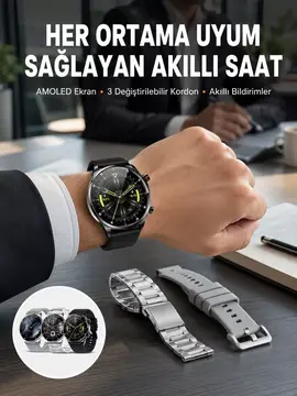 Akıllı Saat Adımsayar Nabız Ölçer Titreşim Özellikli Çağrı Cevaplama Sosyal Medya Yeni Nesil