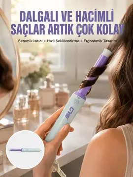 Hızlı Isınan Kompakt ve Güvenli – Tüm Saç Tiplerine Uygun Kıvırma Cihazı Yeni Nesil
