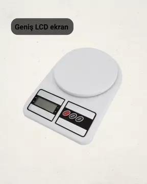10 Kg Kapasiteli LCD Ekranlı Dijital Mutfak Tartıs Yeni Nesil