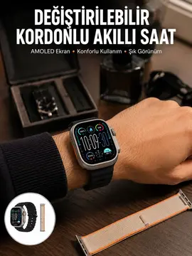 Akıllı Saat Çok Fonksiyonlu Unısex Sosyal Medya Girişli Bluetooth Bağlantılı Yeni Nesil