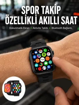 Akıllı Saat Çağrı Cevaplama Müzik Dinleme Plastik Kordon Mesaj Bildirimleri Yeni Seri