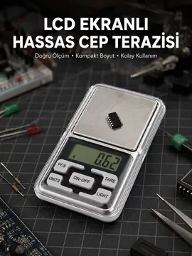 Kapaklı Dijital Cep Terazisi Hassasiyet 300 Gr Yeni Nesil