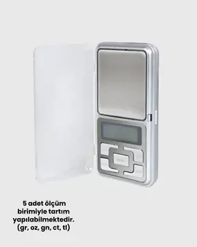 300 Gr Hassas Cep Terazisi Mavi Işıklı LCD Ekranlı Yeni Nesil