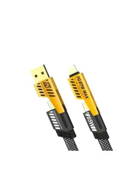 65W 4'ü 1 Arada Çoklu Şarj Kablosu – USB-C USB-A Lightning Veri ve Şarj Desteği Yeni Nesil