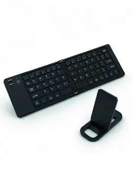 Katlanır Bluetooth Klavye Telefon Tablet Laptop Uyumlu Kablosuz Klavye