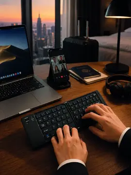 Kablosuz Katlanabilir Bluetooth Klavye Telefon Tablet Bilgisayar Uyumlu