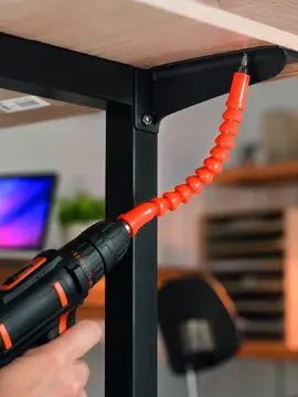 12 Parça Esnek Bits Uç Seti 300 mm Esnek Şaftlı Tornavida Uç Seti