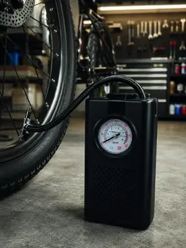 Analog Manometreli Kompakt Araç Hava Pompası Lastik Şişirme Cihazı