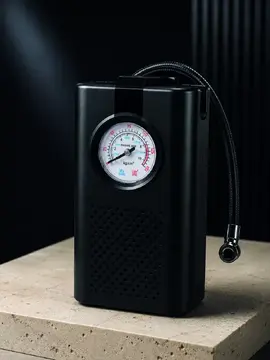 Taşınabilir Araç Hava Pompası Analog Manometreli Lastik Şişirme Pompası