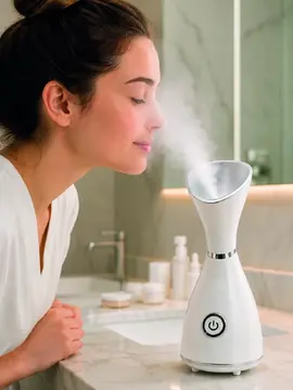 Nano İyonik Buhar Cihazı Tek Tuşla Kullanım Yüz Bakım Makinesi
