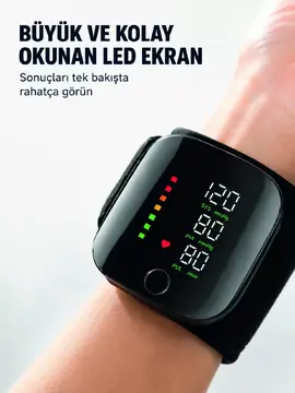 Taşınabilir Şarjlı Bilekten Tansiyon Ölçer Pratik Kullanım