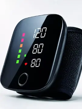 Şarjlı Bilekten Dijital Tansiyon Ölçer Geniş LCD Ekranlı
