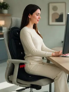 Ev Ofis Araç Uyumlu Isıtmalı Tam Vücut Masaj Minderi