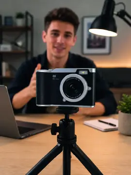 Otomatik Odaklamalı 4K Dijital Kamera 2.4 İnç HD Ekran