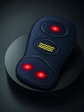Titreşimli Isıtmalı Sırt ve Bel Masaj Minderi Ergonomik Tasarım